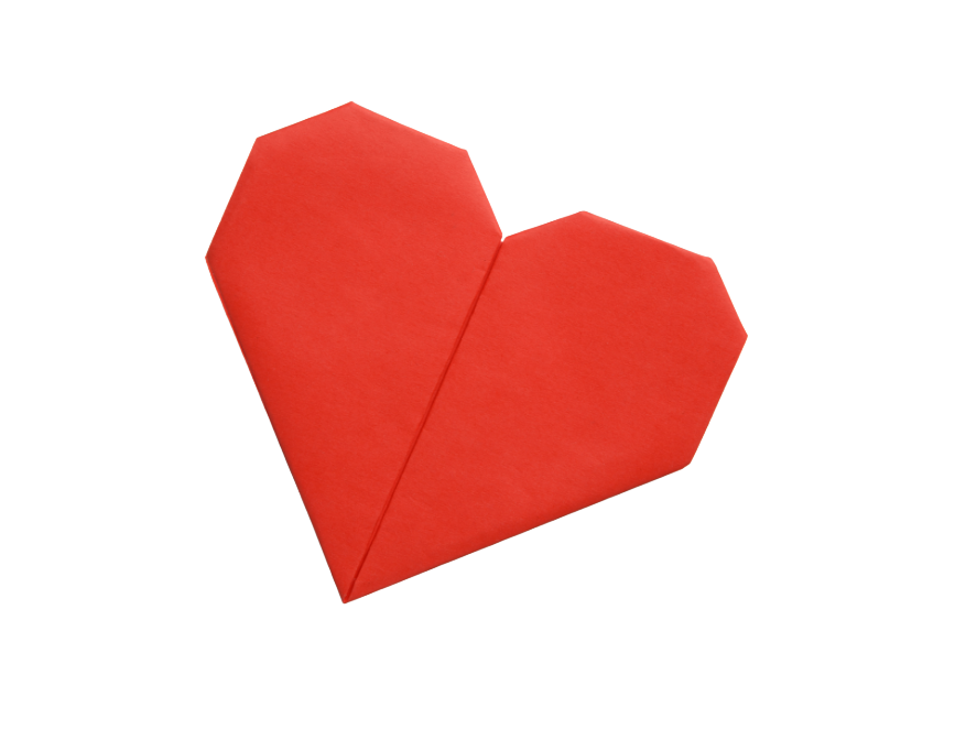 Origami heart